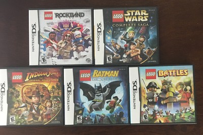 LOT OF 5 * NINTENDO DS LEGO GAMES 