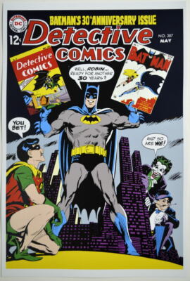 DETECTIVE COMICS #387 COVER PRINT Classic Batman Cover DETECTIVE COMICS #387 COVER PRINT Classic Batman Cover