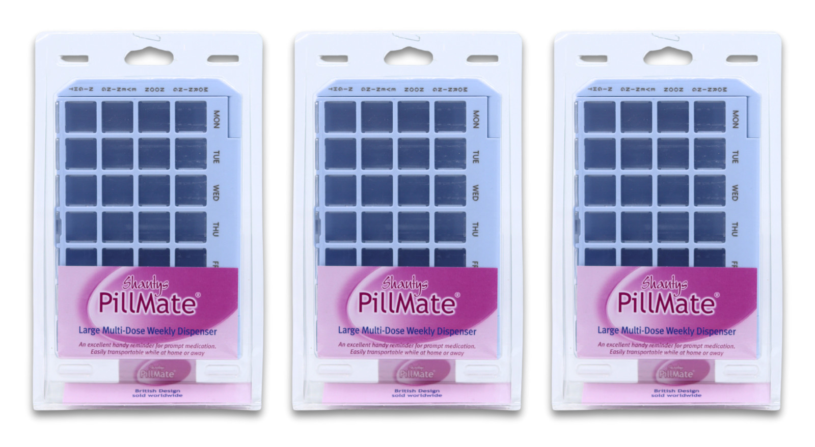 PillMate Multi Dose Weekly Pill Box - 28 Compartment (7 Days X 4 Times a Day) - Image 4