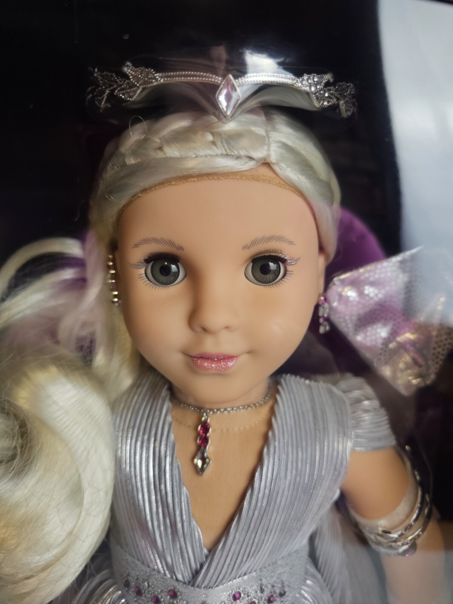 【ひまわり さま】christmas doll ୨୧ 星のシルバーリースと女の子 American Girl 2023 Shimmering Silver Holiday Collector Doll