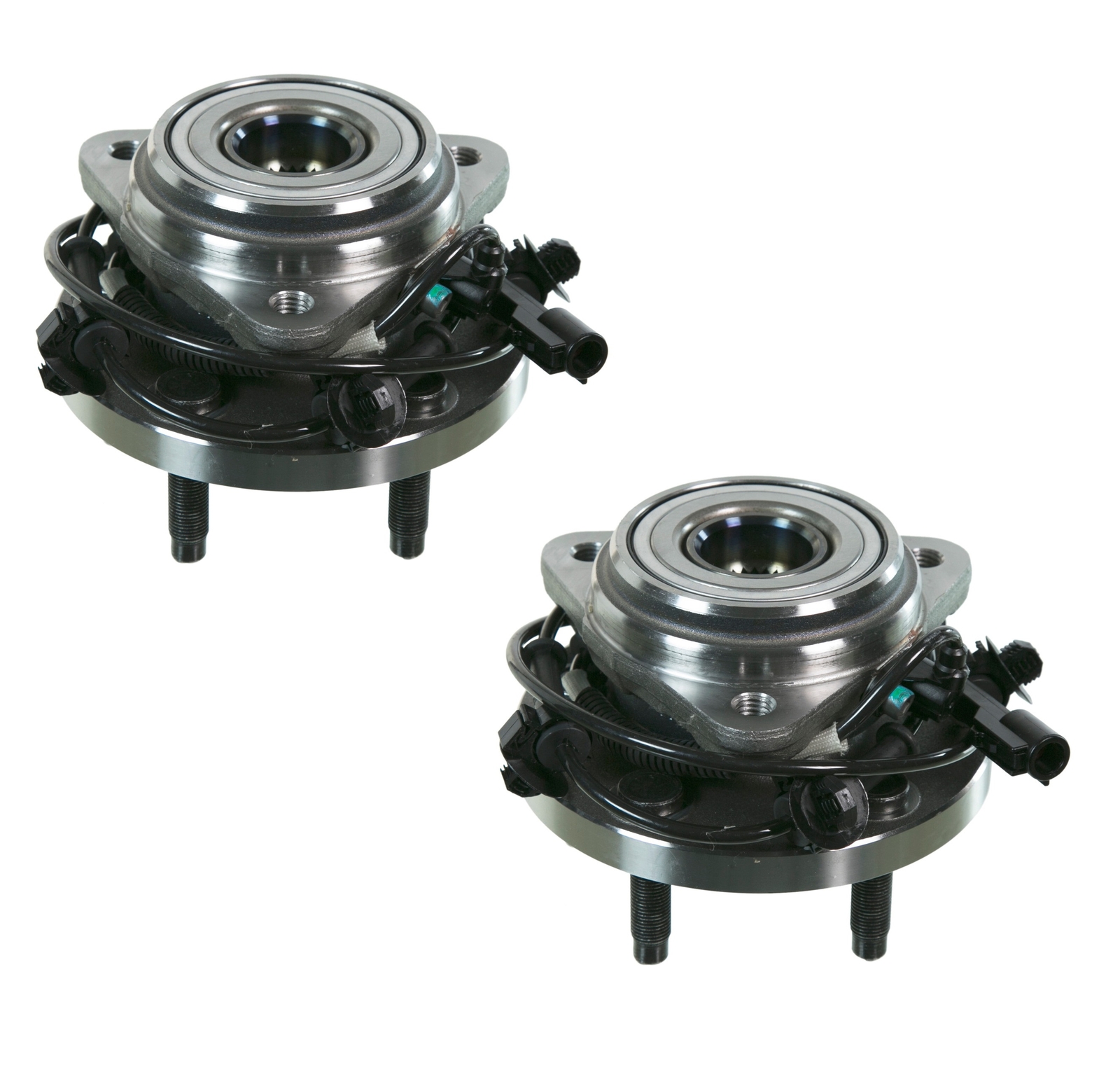 Pair Front Wheel Bearing Hubs For 1998-2000 Ford Ranger & Mazda B4000 – 5 Lug, 4WD, ABS - View #3