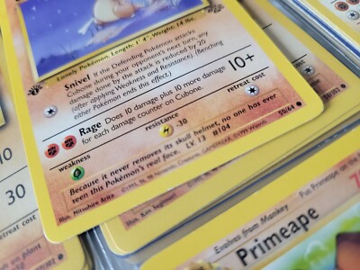 Cubone - 1st Edition Pokemon Card - 50/64