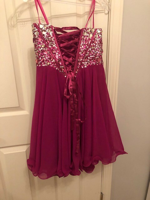HOMECOMING DRESS STRAPLESS SHORT size small | eBay