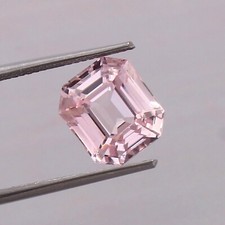 AAA Natural Flawless Mozambique Morganite Radiant Cut Loose Gemstone 11x9 MM