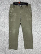 Levis Pants Mens 32x27 Green Commuter Pro Chino Slim Straight Stretch Cordura