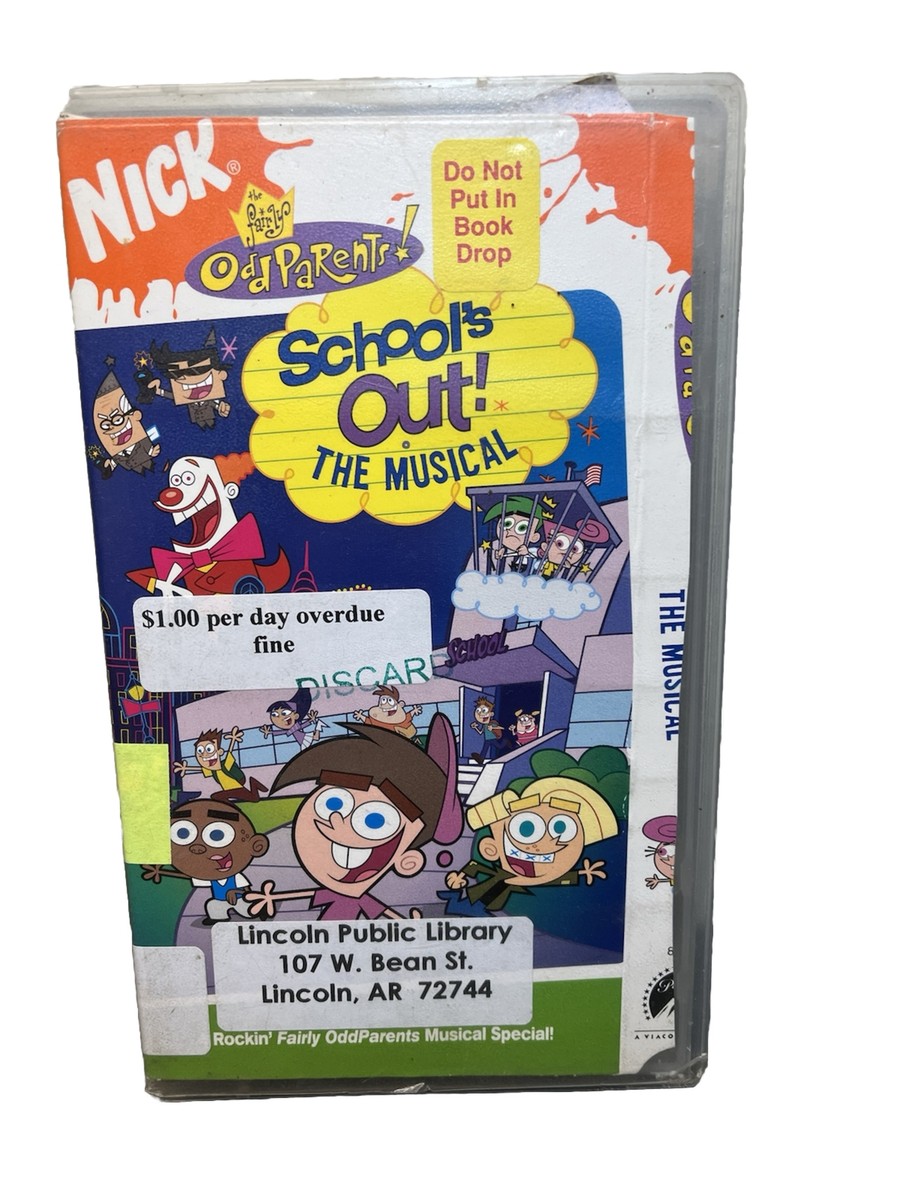 The Fairly Odd Parents - School's Out The Musical VHS Video