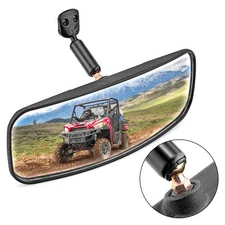 WSAYS UTV Rear View Center Mirror for Polaris Ranger XP 500/570/900/1000#2879969