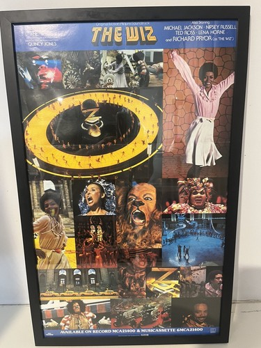 Retro 1978 MCA Records Astor Motown The Wiz Quincy Jones Soundtrack Movie Poster