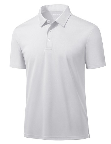Men's Casual Polo Shirts Short Sleeve Quick Drying Outdoor Golf Sport Work Tops - Picture 115 of 126