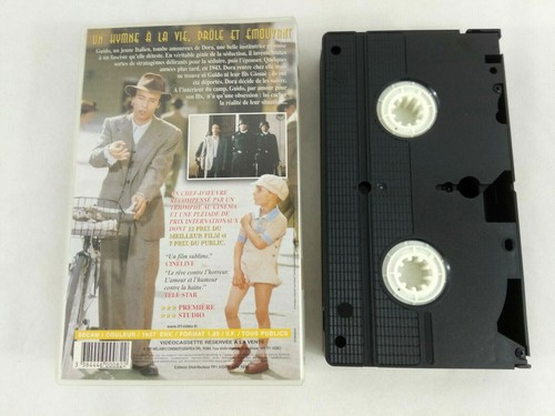 K7 Cassette video VHS VF La vie est belle Roberto Benigni Envoi rapide suivi - Picture 2 of 4