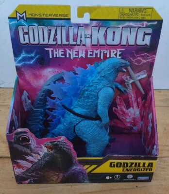 Godzilla x Kong New Empire 6” Blue GODZILLA ENERGIZED with Battle