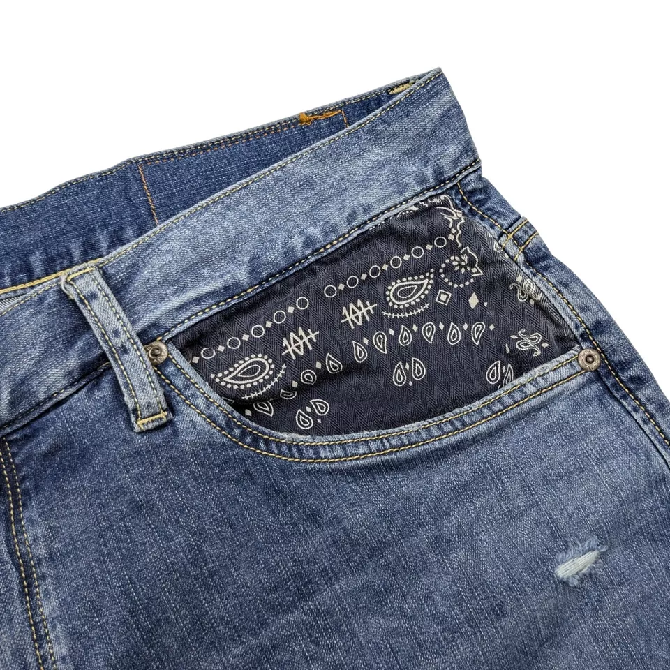 Pantalones de vaquero Lee 101+ Western Jeans para hombre 36x30 desgastados estilo vintage Foto 4 de 4