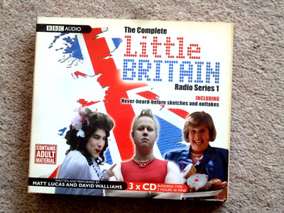 LITTLE BRITAIN - THE COMPLETE RADIO SERIES 1     -  AUDIO BOOKS  -   ( 3 CDS )