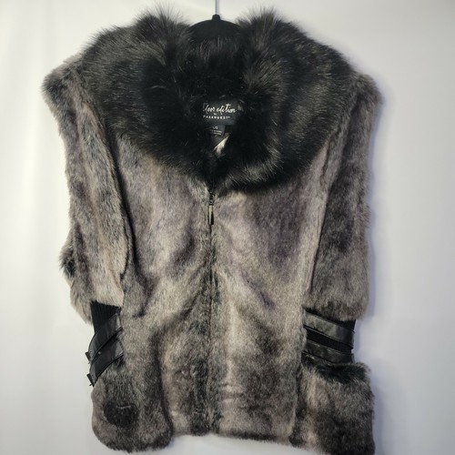 Parkhurst Faux Fur Vest Size 