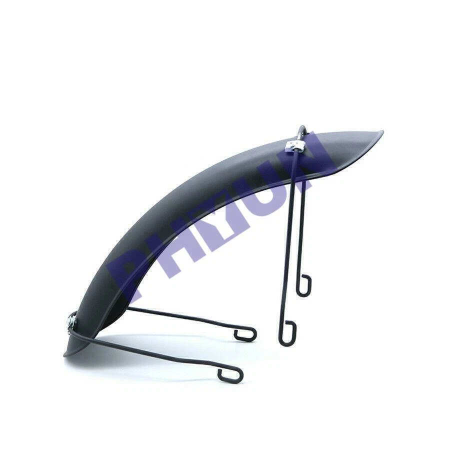 Protector guardabarros delantero negro para motocicleta para Suzuki Honda Foto 3 de 4