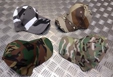 100 Cotton ARMY Children's Assorted Camouflage Baseball Hat / Cap - Brand NEW