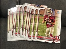 Player Lot of (24) MCKENZIE MILTON FSU 2022 Bowman University Base Rookie Cards