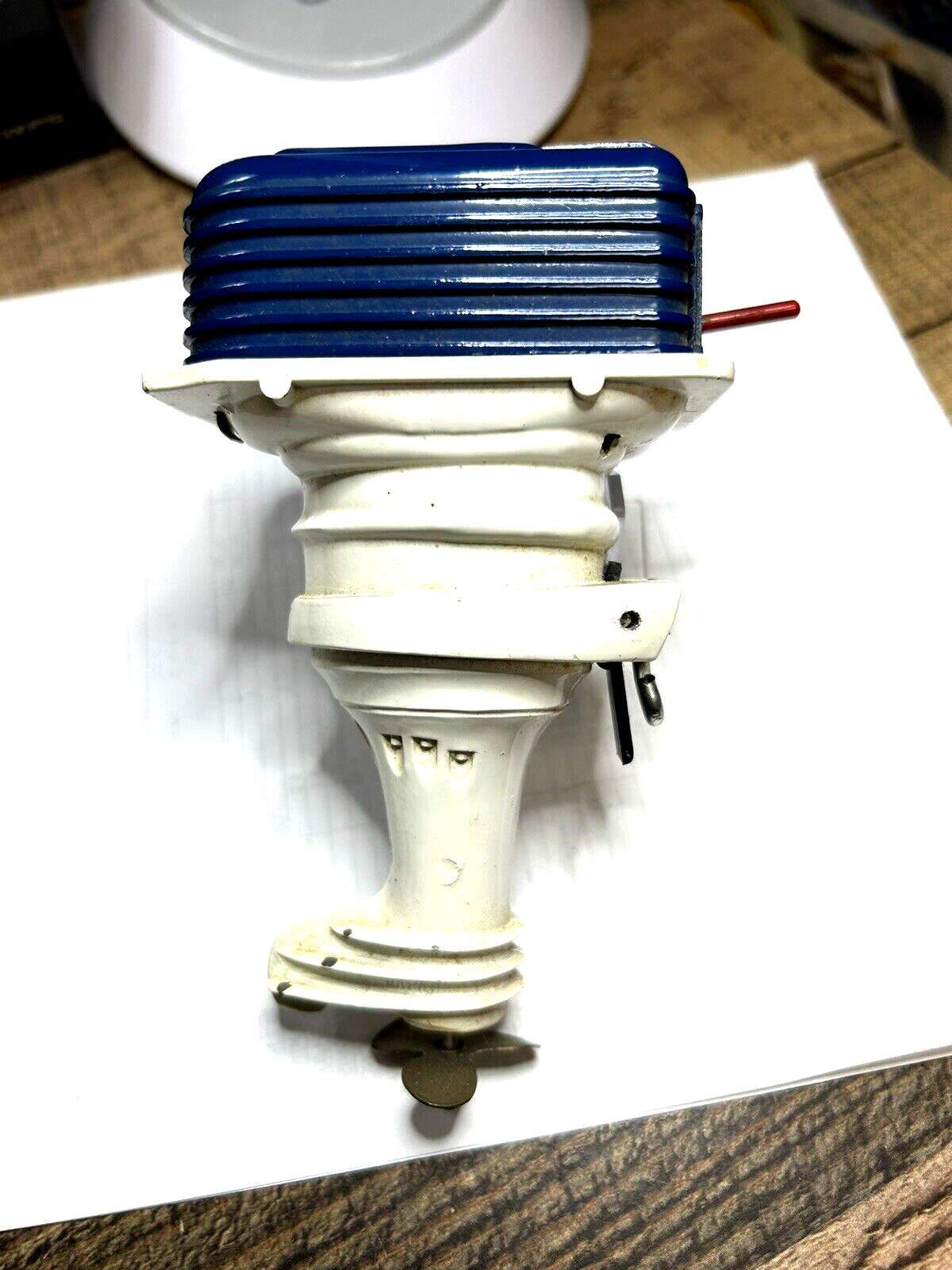 VTG 1950’s Swank Outboard Boat Motor Propeller Bar Drink Mixer Japan