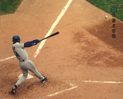 KEN GRIFFEY JR. 1997 Pinnacle Zenith 8x10 HOF #4 of 24 Seattle Mariners !Mint!
