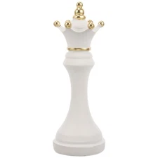 Cabilock Chess Decor Queen Piece - 6" Tall Chess Statue Decor Piece, Chess Pi...