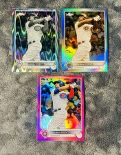 Willson Contreras 2022 Topps Chrome Pink & Sepia -Black White Ray Wave Refractor