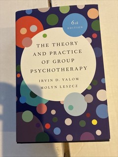 6th Edition The Theory and Practice of Group Psychotherapy Hardcover Book