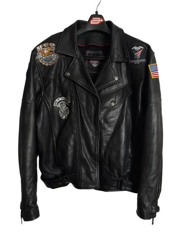 Milwaukee Leather Men’s Jacket (Premium Milled Cowhide)  Vintage Kutter, SOA - product listing photo