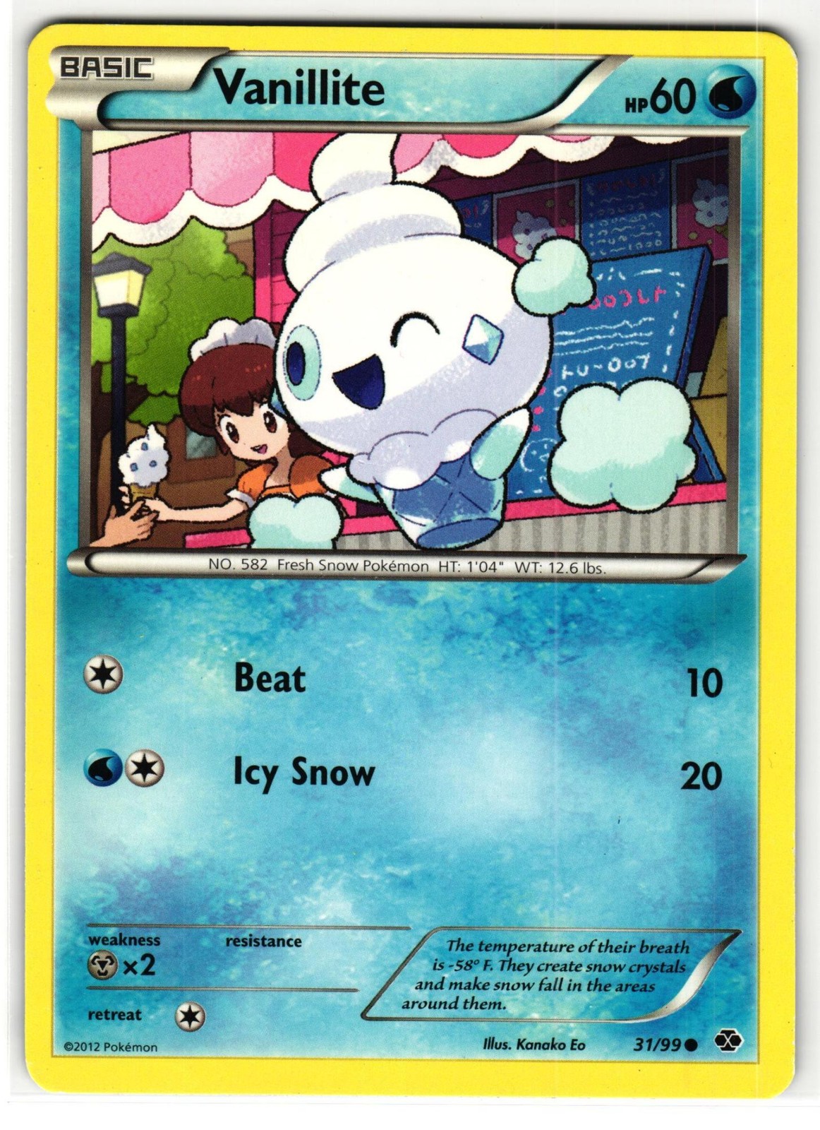 VANILLITE 31/99 NEXT DESTINIES ENGLISH POKEMON TCG