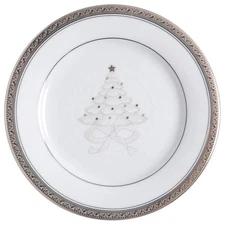 Noritake Crestwood Platinum Holiday Luncheon Plate 2297841