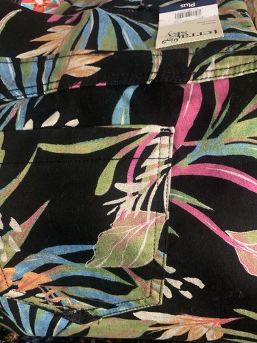 NWT Terra & Sky Womens Pull On Stretch Pants Skinny Mid Rise Size 1X - Picture 5 of 6