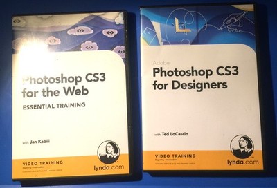 2 X ADOBE PHOTOSHOP CS3 FOR WEB/DESIGNERS ESSENTIAL VIDEO TRAINING