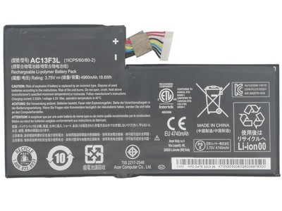 Echte Acer Iconia A1-810 A1-811 W4-820 W4-820P Akku 5280mAh KT.00203.004
