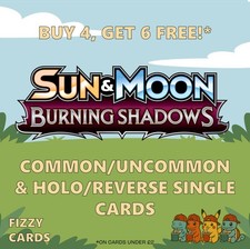 Pokemon Brennende Schatten Common, Uncommon, Rare, Holo & Reverse Holo Einzeln
