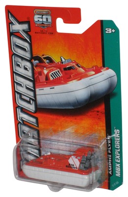 Matchbox MBX Explorers (2012) Orange & Weiß Amphi Flyer Spielzeug Boot 31/120