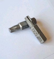 Image of 2 x Wera TX25 TORX Bits 25mm 1/4'' hex TX 25 T25