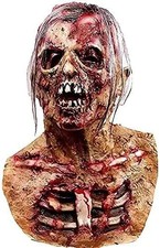 Scary Zombie Head Mask Vampire Mask for Adult Creepy Costume Horror Halloween De