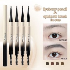 4Colors Eyebrow Cosmetics Pencil Waterproof Double Head Eye Brow Tattoo Pen US