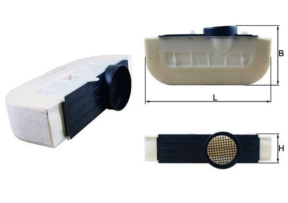 Air Filter fits VW TOUAREG CR7 4.0D 19 to 21 DMVB Mahle 4M0133843A VOLKSWAGEN - Image 30