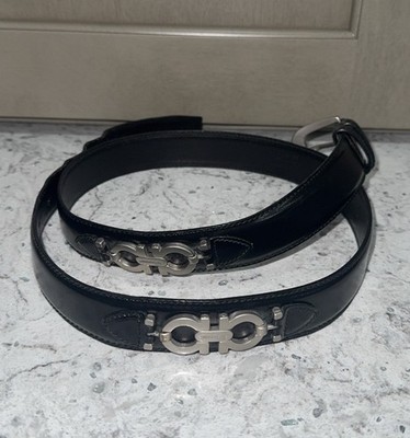 Salvatore Ferragamo Black Leather Women display picture 3