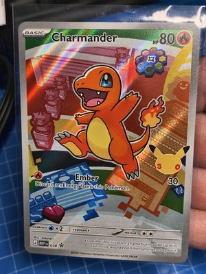 First Partner Illustration Charmander Promo Full Art Holo 038 Pokémon TCG