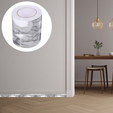 2 Rotoli Copri Battiscopa Autoadesivo Modello Marmo Flessibile Pavimento Bordura