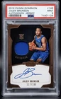 JALEN BRUNSON 2018-19 Panini Dominion Rookie Patch Auto True RPA /199 PSA 9