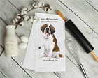Bermese  mountain dog Lovers Kitchen Towel-Tea Towel-100% Cotton Premium Quality