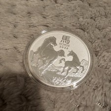 Genuine 2026 Australia Lunar Series III Year of the Horse 1 oz Silver Coin