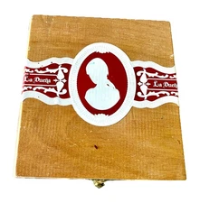 My Father Cigars La Duena No7 Empty Wooden Cigar Box 7” X 6 1/2” X 2”