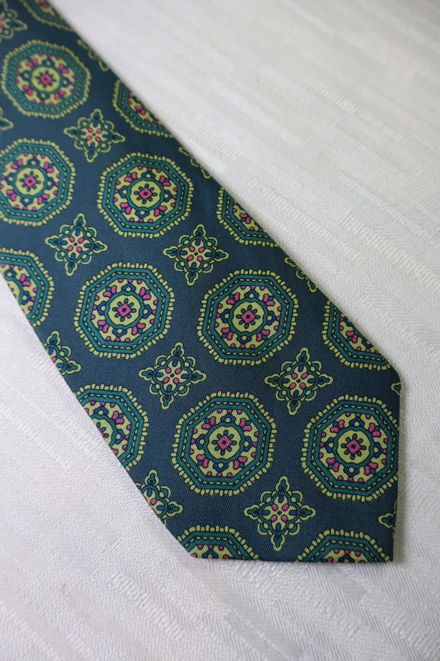 Borsalino 100% Seta шелковый галстук Cravatta галстук сделано в Италии винтажный классический - Изображение 2 из 4