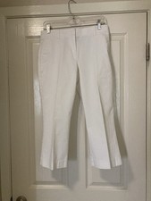 VTG Liz Claiborne Size 6 Michaela Crop White Pants