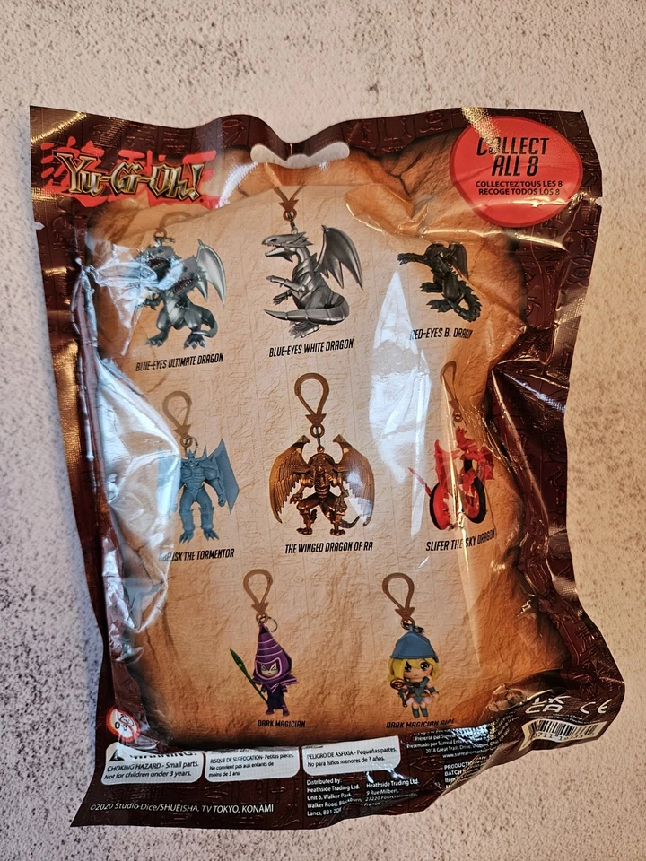 Yu-Gi-Oh! Llavero colgante de figuras paquete ciego, 1 figura misteriosa aleatoria, sellado Foto 3 de 4