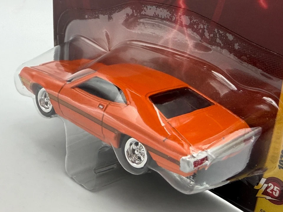 Johnny Lightning Forever 64 1972 Ford Torino Sport, Orange, 1:64, NIB - Image 4 of 4