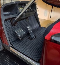 Golf Cart Floor Liner Mat Full Coverage Custom Fit EZGO TXT 1994-2025 Rubber